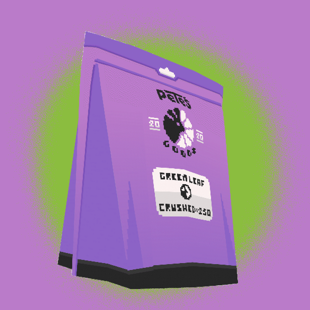 Crushed – Green Leaf